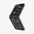 ACS06971 - Galaxy Z Flip 5 Case AirSkin Zero One showing the back with phone fully open